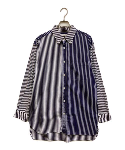 TOMORROW LAND（トゥモローランド）TOMORROW LAND (トゥモローランド) THOMAS MASON (トーマスメイソン) ストライプシャツ スカイブルー サイズ:Sの古着・服飾アイテム