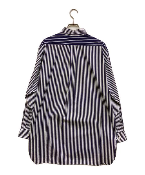 TOMORROW LAND（トゥモローランド）TOMORROW LAND (トゥモローランド) THOMAS MASON (トーマスメイソン) ストライプシャツ スカイブルー サイズ:Sの古着・服飾アイテム