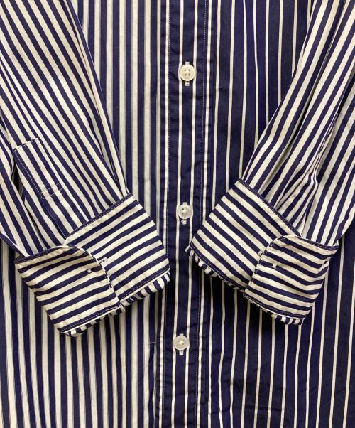 TOMORROW LAND（トゥモローランド）TOMORROW LAND (トゥモローランド) THOMAS MASON (トーマスメイソン) ストライプシャツ スカイブルー サイズ:Sの古着・服飾アイテム