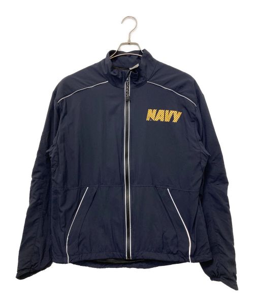 U'S NAVY（アメリカ海軍）U'S NAVY (ユーエスネイビー) トレーニングナイロンジャケット ネイビー サイズ:SIZE S SHORTの古着・服飾アイテム