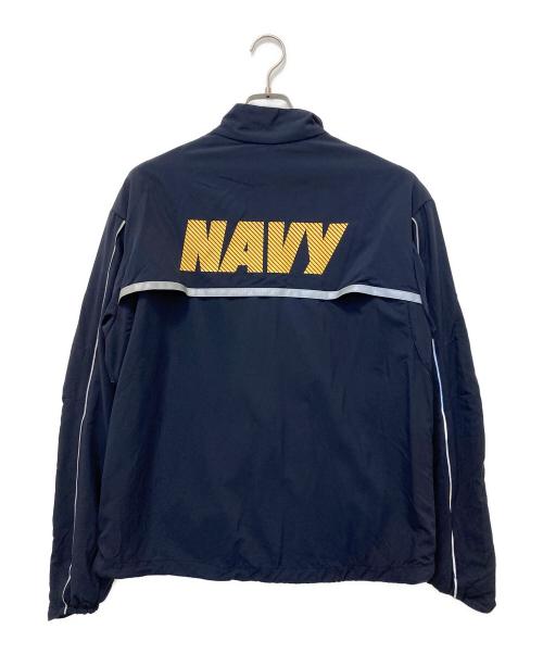 U'S NAVY（アメリカ海軍）U'S NAVY (ユーエスネイビー) トレーニングナイロンジャケット ネイビー サイズ:SIZE S SHORTの古着・服飾アイテム