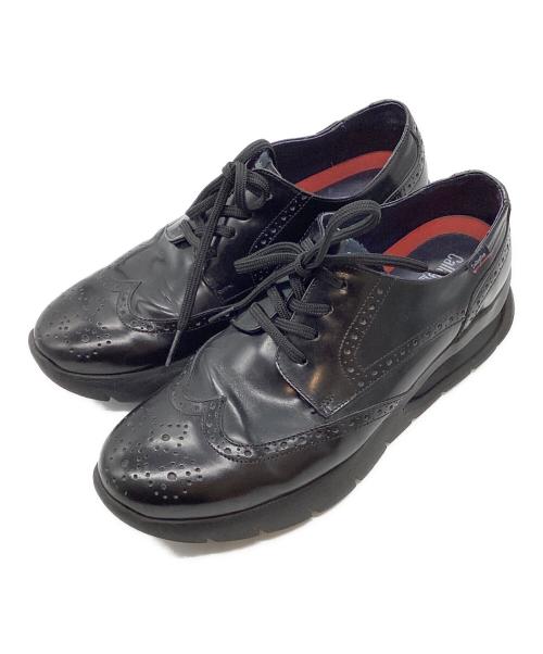 CALLAGHAN（キャラハン）CALLAGHAN (キャラハン) 防水ウィングチップシューズ ブラック サイズ:24.5の古着・服飾アイテム