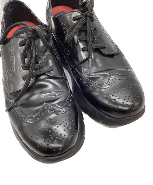 CALLAGHAN（キャラハン）CALLAGHAN (キャラハン) 防水ウィングチップシューズ ブラック サイズ:24.5の古着・服飾アイテム