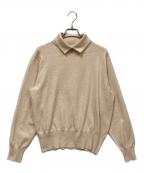 THOMAS MAGPIEトーマス マグパイ）の古着「レイヤードニット」｜ホワイト