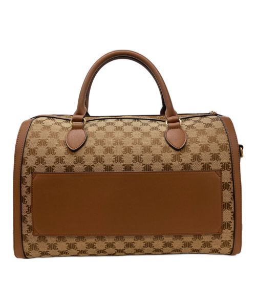 jouetie（ジュエティ）jouetie (ジュエティ) JJモノグラムジャガードラージボストンバッグ ベージュの古着・服飾アイテム