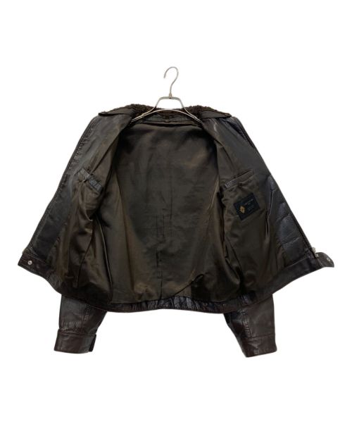 COMME CA DU MODE MEN（コムサデモードメン）COMME CA DU MODE MEN (コムサデモードメン) レザージャケット ブラウン サイズ:-の古着・服飾アイテム