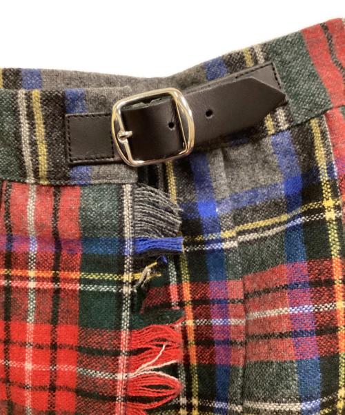 O'NEIL OF DUBLIN（オニールオブダブリン）O'NEIL OF DUBLIN (オニールオブダブリン) チェックラップスカート グレー サイズ:SIZE 38の古着・服飾アイテム
