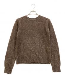 Spick and Span（スピックアンドスパン）の古着「ラメモヘヤニット」｜ブラウン