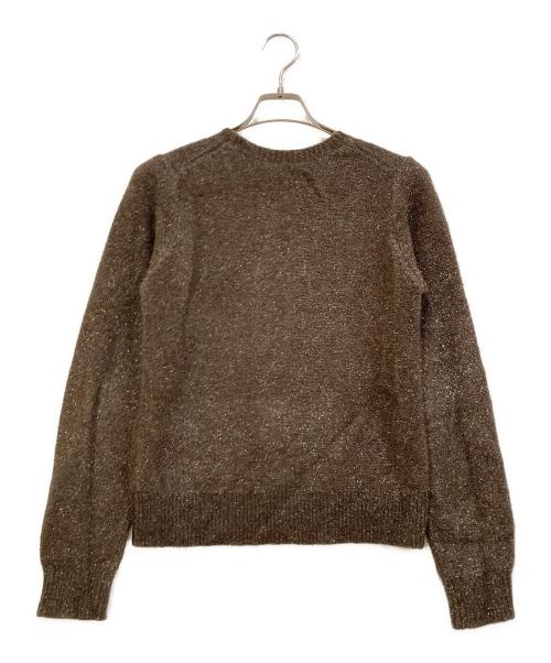 Spick and Span（スピックアンドスパン）Spick and Span (スピックアンドスパン) ラメモヘヤニット ブラウン サイズ:表記なしの古着・服飾アイテム