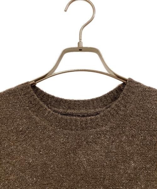 Spick and Span（スピックアンドスパン）Spick and Span (スピックアンドスパン) ラメモヘヤニット ブラウン サイズ:表記なしの古着・服飾アイテム