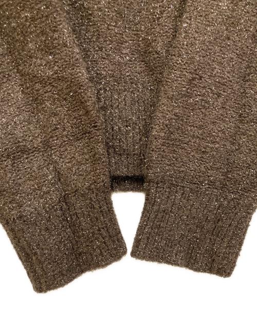 Spick and Span（スピックアンドスパン）Spick and Span (スピックアンドスパン) ラメモヘヤニット ブラウン サイズ:表記なしの古着・服飾アイテム