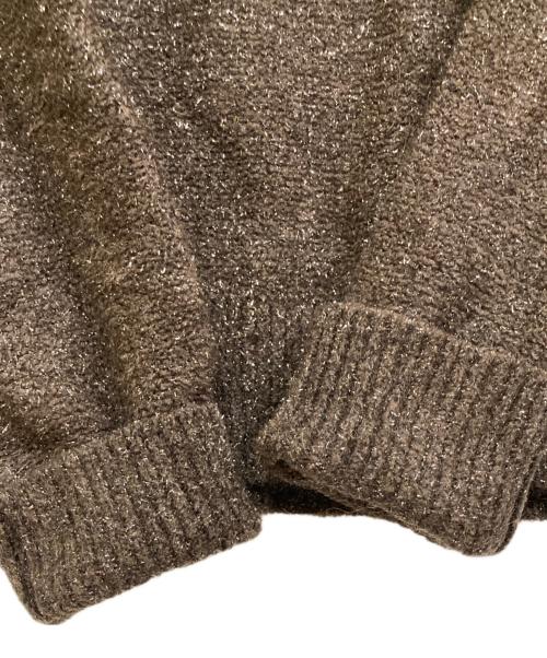 Spick and Span（スピックアンドスパン）Spick and Span (スピックアンドスパン) ラメモヘヤニット ブラウン サイズ:表記なしの古着・服飾アイテム