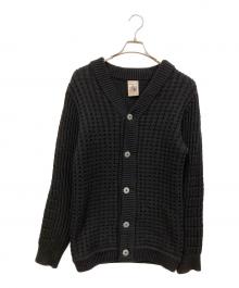 S.N.S. HERNING（エスエヌエスハーニング）の古着「ウールカーディガン」｜ブラック