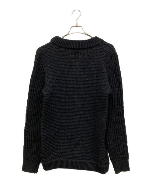 S.N.S. HERNING（エスエヌエスハーニング）S.N.S. HERNING (エスエヌエスハーニング) ウールカーディガン ブラック サイズ:表記なしの古着・服飾アイテム