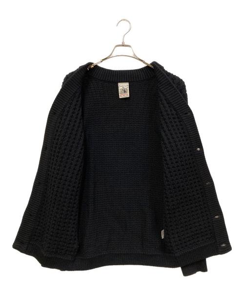 S.N.S. HERNING（エスエヌエスハーニング）S.N.S. HERNING (エスエヌエスハーニング) ウールカーディガン ブラック サイズ:表記なしの古着・服飾アイテム