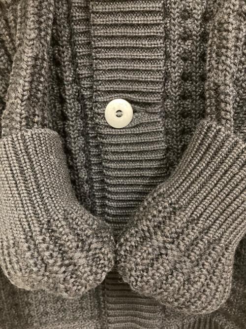 S.N.S. HERNING（エスエヌエスハーニング）S.N.S. HERNING (エスエヌエスハーニング) ウールカーディガン ブラック サイズ:表記なしの古着・服飾アイテム