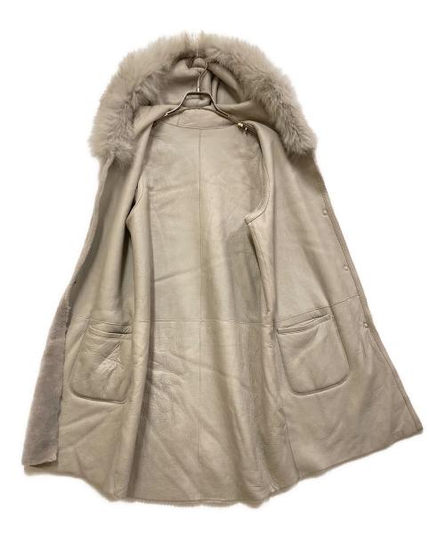 MOTOMACHI Zelal（モトマチゼラール）MOTOMACHI Zelal (モトマチゼラール) リバーシブルロングムートンジレ グレー サイズ:SIZE 9の古着・服飾アイテム