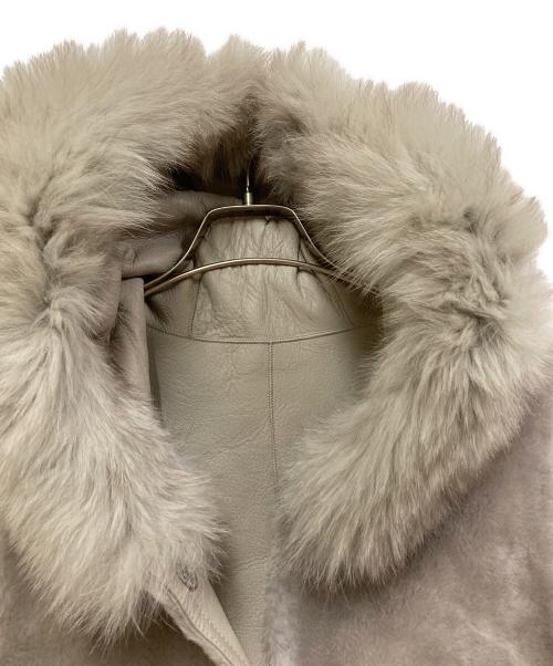 MOTOMACHI Zelal（モトマチゼラール）MOTOMACHI Zelal (モトマチゼラール) リバーシブルロングムートンジレ グレー サイズ:SIZE 9の古着・服飾アイテム