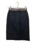 CELINE (セリーヌ) ウール切替スカート ブラック サイズ:38：7000円