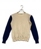 J.W.ANDERSONジェイダブリューアンダーソン）の古着「カシミヤニット」｜アイボリー×ネイビー