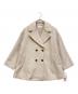 PROPORTION BODY DRESSING（プロポーションボディドレッシング）の古着「Aラインミドルコート」｜グレージュ