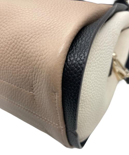 Kate Spade（ケイトスペード）Kate Spade (ケイトスペード) ノット カラーブロック ミディアム クロスボディ トート ブラウンの古着・服飾アイテム