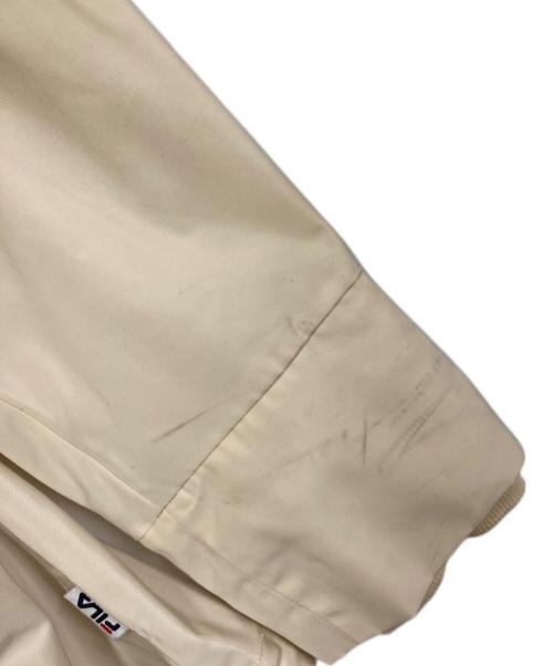 Snidel（スナイデル）Snidel (スナイデル) FILA (フィラ) Sustainableフーディーブルゾン クリーム サイズ:FREEの古着・服飾アイテム