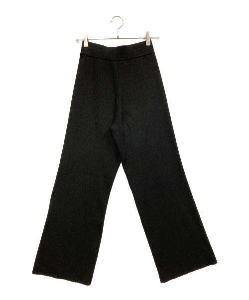 ESTNATION（エストネーション）ESTNATION (エストネーション) ニットパンツ ブラック サイズ:SIZE 38の古着・服飾アイテム