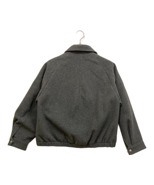 green label relaxing（グリーンレーベルリラクシング）green label relaxing (グリーンレーベルリラクシング) ジャージー フォルム ジップ ブルゾン グレー サイズ:SIZE 38の古着・服飾アイテム