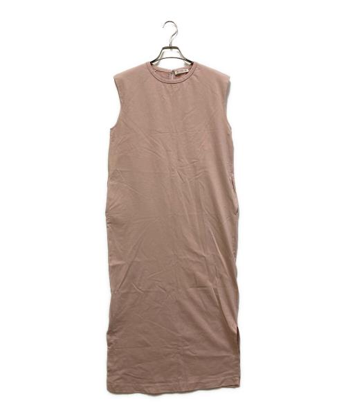 TOMORROW LAND collection（トゥモローランドコレクション）TOMORROW LAND collection (トゥモローランドコレクション) オーガニックコットン ノースリーブワンピース ピンク サイズ:SIZE 36の古着・服飾アイテム