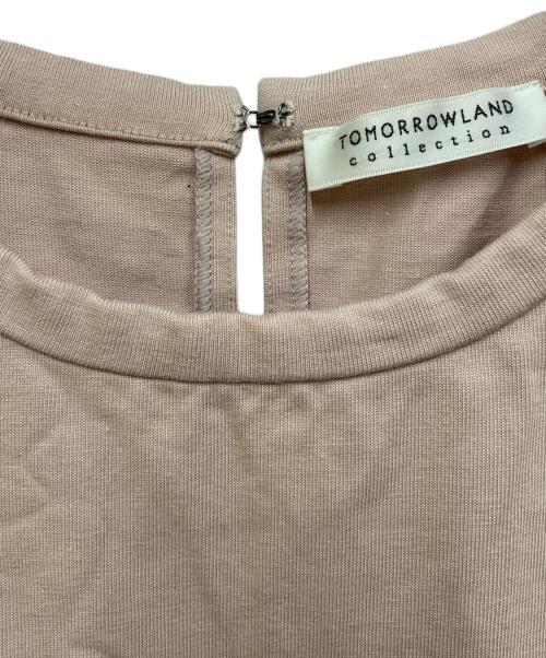 TOMORROW LAND collection（トゥモローランドコレクション）TOMORROW LAND collection (トゥモローランドコレクション) オーガニックコットン ノースリーブワンピース ピンク サイズ:SIZE 36の古着・服飾アイテム