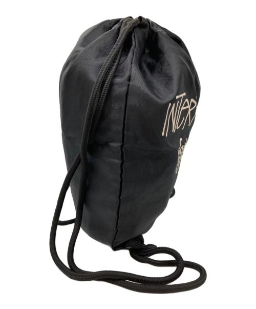 stussy（ステューシー）stussy (ステューシー) PEANUTS (ピーナッツ) ナップサック ブラック サイズ:表記なしの古着・服飾アイテム