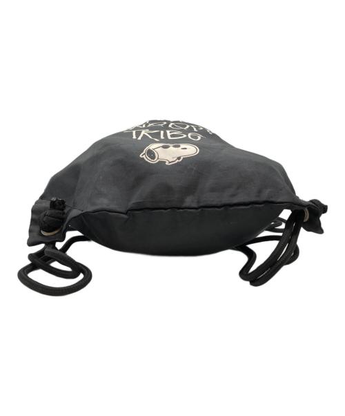 stussy（ステューシー）stussy (ステューシー) PEANUTS (ピーナッツ) ナップサック ブラック サイズ:表記なしの古着・服飾アイテム