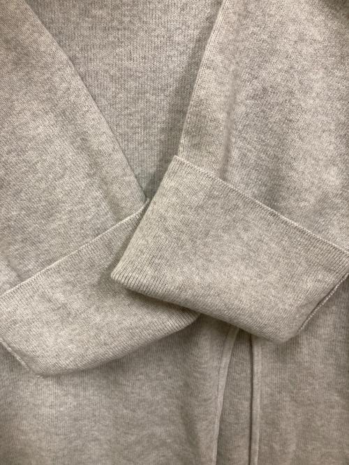 nagonstans（ナゴンスタンス）nagonstans (ナゴンスタンス) コットンカシミヤスリットニットワンピース グレー サイズ:SIZE 38の古着・服飾アイテム