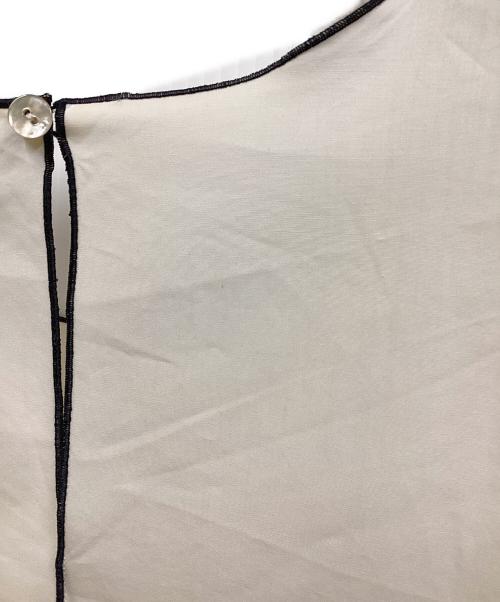 CYCLAS（シクラス）CYCLAS (シクラス) コットンシルク ボリューム パフスリーブ ホワイト サイズ:36の古着・服飾アイテム