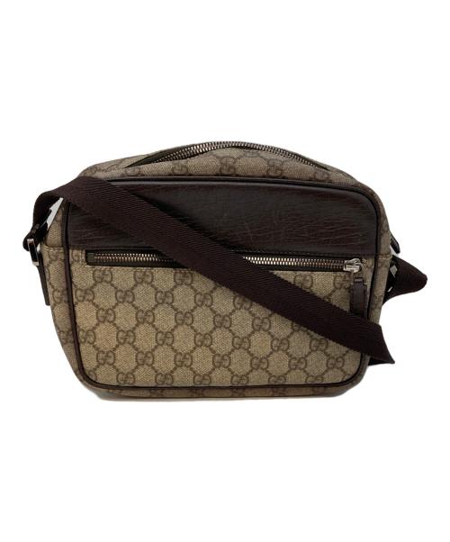 GUCCI（グッチ）GUCCI (グッチ) GGスプリームショルダーバッグ ベージュの古着・服飾アイテム