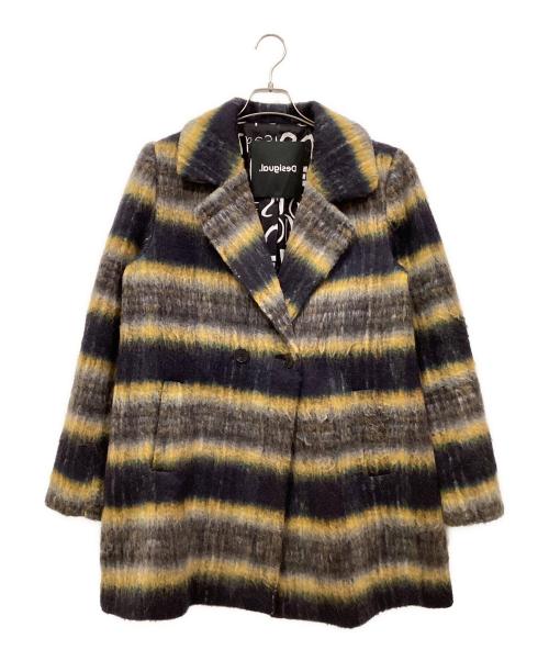 Desigual（デシグアル）Desigual (デシグアル) シャギーPコート マルチカラー サイズ:SIZE Lの古着・服飾アイテム