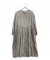ICHI Antiquites（イチアンティークス）の古着「東炊きリネンワンピース」｜グレー