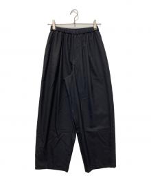 23区（ニジュウサンク）の古着「ナチュラルストレッチサキソニー バレル パンツ」｜ネイビー