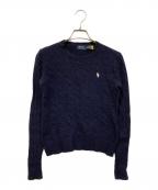 POLO RALPH LAURENポロ・ラルフローレン）の古着「カシミヤ混ニット」｜ネイビー