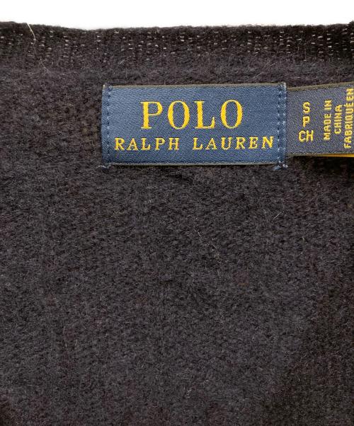 POLO RALPH LAUREN（ポロ・ラルフローレン）POLO RALPH LAUREN (ポロ・ラルフローレン) カシミヤ混ニット ネイビー サイズ:SIZE Sの古着・服飾アイテム