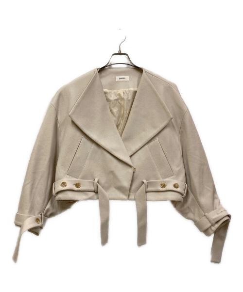 Snidel（スナイデル）Snidel (スナイデル) ショートブルゾン アイボリー サイズ:SIZE Freeの古着・服飾アイテム