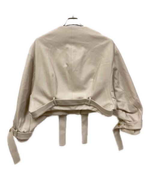 Snidel（スナイデル）Snidel (スナイデル) ショートブルゾン アイボリー サイズ:SIZE Freeの古着・服飾アイテム
