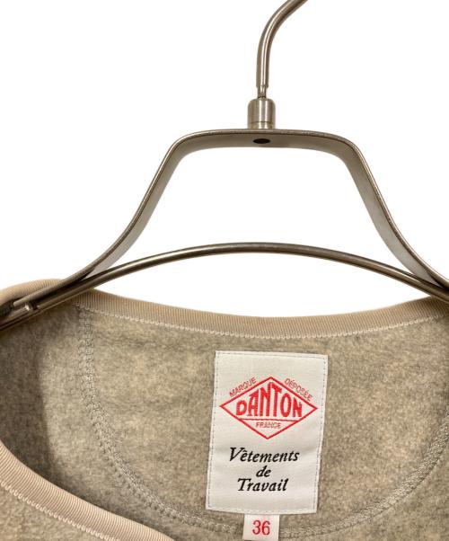 DANTON（ダントン）DANTON (ダントン) ノーカラーフリースジャケット ベージュ サイズ:SIZE　36の古着・服飾アイテム