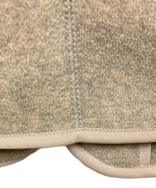 DANTON（ダントン）DANTON (ダントン) ノーカラーフリースジャケット ベージュ サイズ:SIZE　36の古着・服飾アイテム