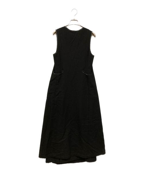tricot COMME des GARCONS（トリココムデギャルソン）tricot COMME des GARCONS (トリココムデギャルソン) ウールノースリーブワンピース ブラック サイズ:SIZE Mの古着・服飾アイテム