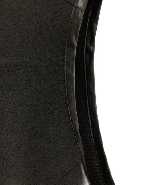 tricot COMME des GARCONS（トリココムデギャルソン）tricot COMME des GARCONS (トリココムデギャルソン) ウールノースリーブワンピース ブラック サイズ:SIZE Mの古着・服飾アイテム