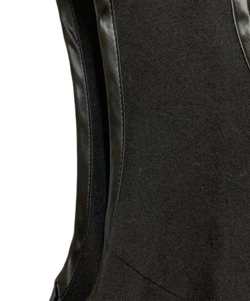 tricot COMME des GARCONS（トリココムデギャルソン）tricot COMME des GARCONS (トリココムデギャルソン) ウールノースリーブワンピース ブラック サイズ:SIZE Mの古着・服飾アイテム