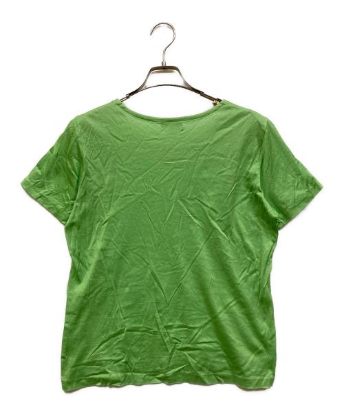 Yves Saint Laurent（イヴサンローラン）Yves Saint Laurent (イヴサンローラン) Tシャツ 黄緑 サイズ:SIZE Lの古着・服飾アイテム