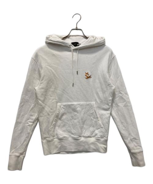 maison kitsune（メゾンキツネ）MAISON KITSUNE (メゾンキツネ) Chillax Fox パーカー ホワイト サイズ:SIZE XSの古着・服飾アイテム